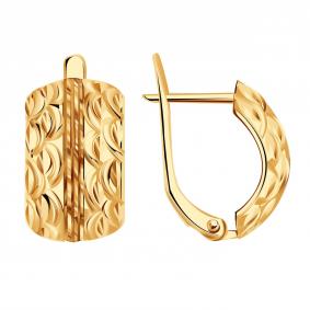 Золотые серьги МАГНАТ МА 011619 МА 011619 фото